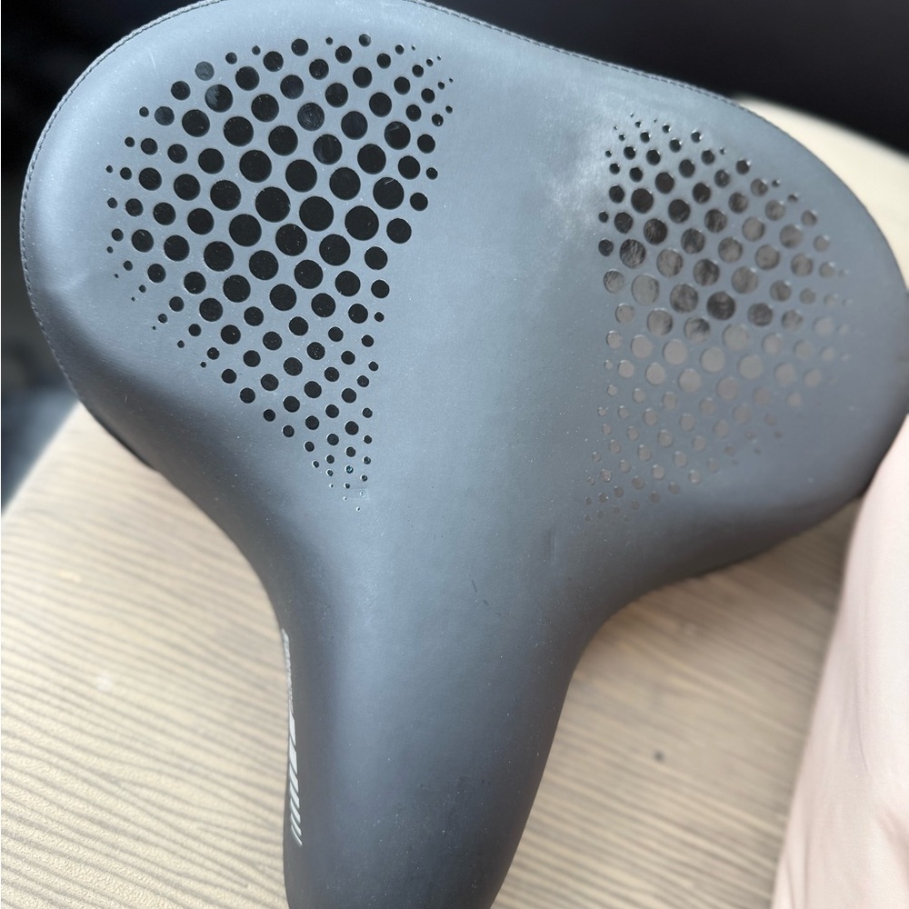 Black Bicycle Ergonomic Seat with memory foam